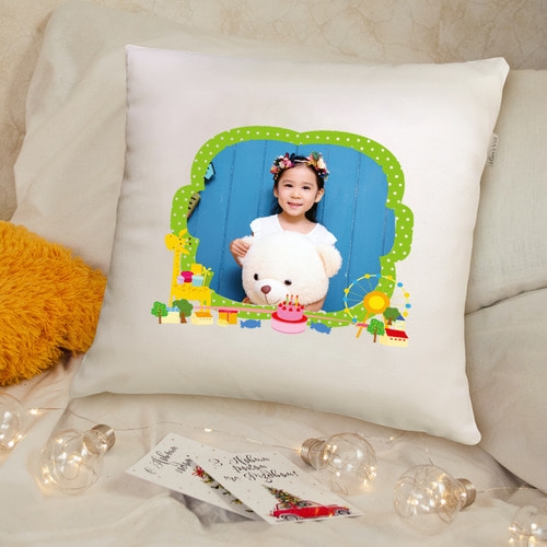 생일선물 졸업선물 내 맘대로 꾸미는 포토 쿠션 _풀사이즈포토(구름솜포함)