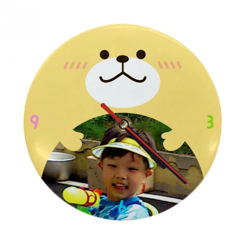 나만의 포토 시계 무소음 시계 _ 벽걸이 탁상용겸용-JD베어