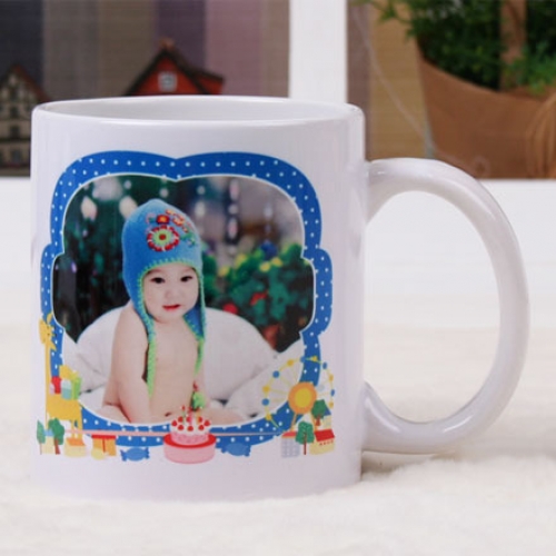 국내산 머그 돌잔치 맞춤머그컵 -베이비샤워_블루