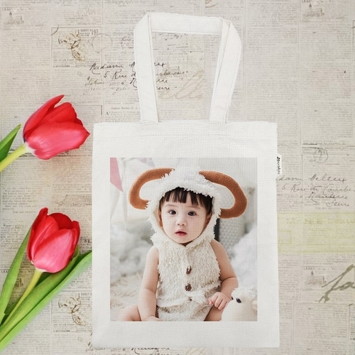 포토 아트 나만의 사진인쇄 캔버스 가방 린넨 에코백 숄더백 가방