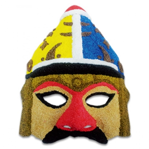 [얼쑤탈 KC인증] 국산 종이탈 전통탈 장군탈 + 클레이 세트