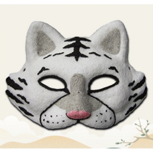 [얼쑤탈 KC인증] 국산 종이탈 호랑이탈 + 클레이 세트