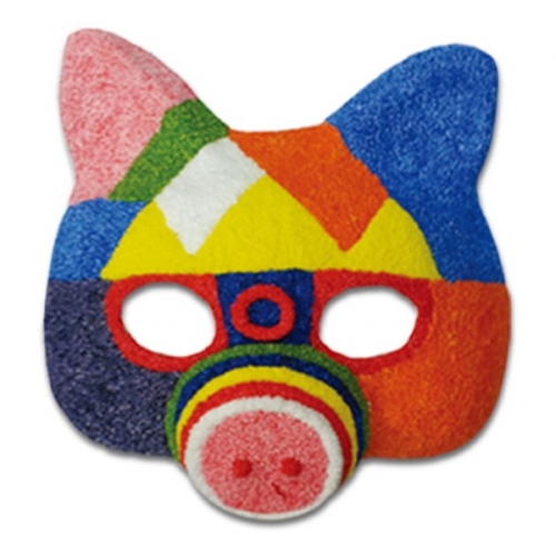 [얼쑤탈 KC인증] 국산 종이탈 돼지탈 + 클레이 세트