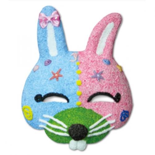 [얼쑤탈 KC인증] 국산 종이탈 토끼탈 + 클레이 세트