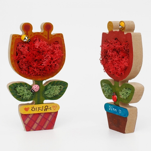 모스 튤립 화분