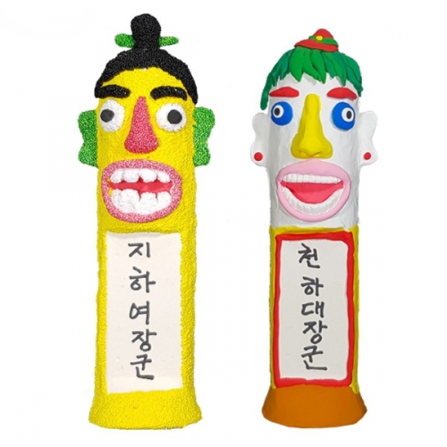 [국산] 얼쑤 장승만들기 장승모형(10개입, 5인용)