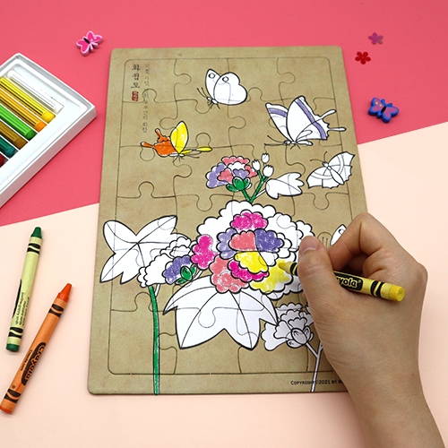 [하하당] 민화 퍼즐 (활동지 포함, 4종 택1)