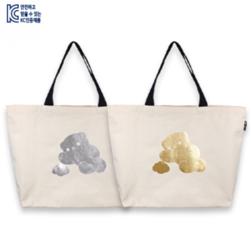 포일아트 곰구름 코지_이불가방_베이지