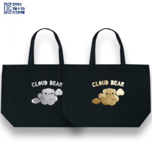 포일아트 곰구름헬로_이불가방_블랙