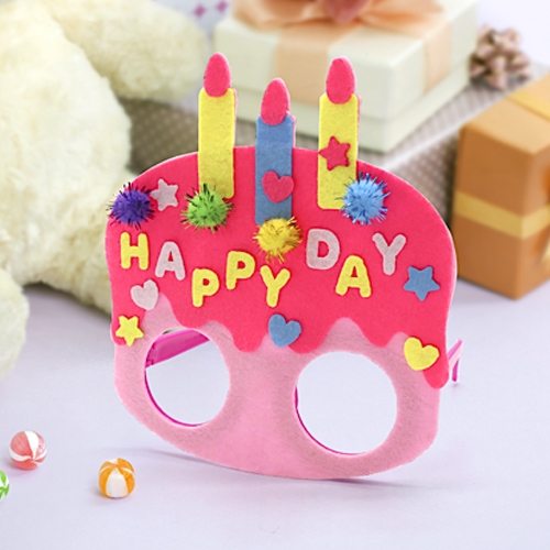 [하하당] 생일케이크 펠트 안경 만들기