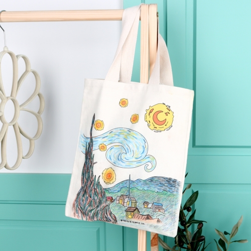 [메이크문구]캔버스가방 별이빛나는밤