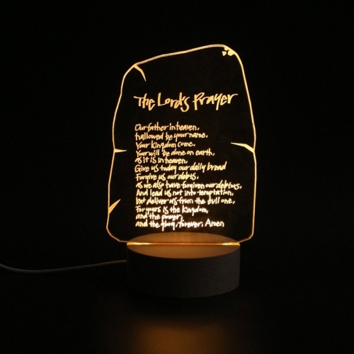 비취우드 홀리램프_YL02-주기도문(EN)