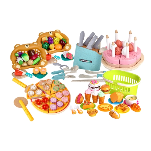 [캐스비]플레이 싹뚝싹뚝놀이풀세트(1910set)→(빅토리아딸기케이크+빅토리아피자파티+곰돌이싹뚝놀이야채+곰돌이싹뚝놀이과일+해피베이커리+키친툴세트)