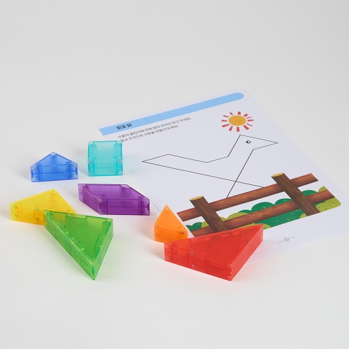 [캐스B]튼튼 입체자석칠교(칠교+보드판+워크북set)(2711)