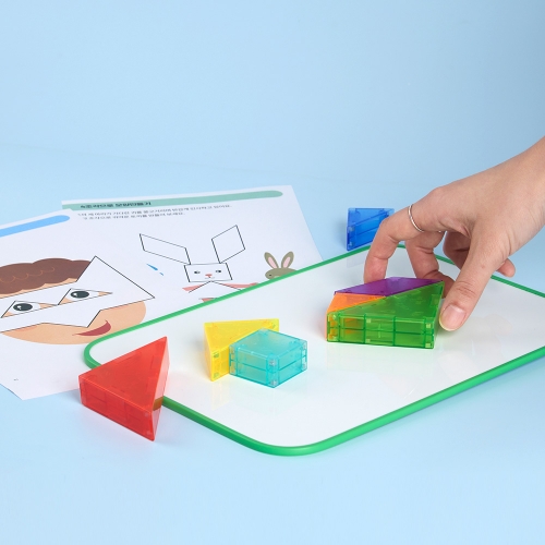 [캐스B]튼튼 입체자석칠교(칠교+보드판+워크북set)(2711)