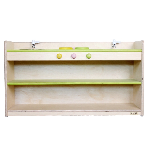 친환경 원목 나무 2구 주방놀이