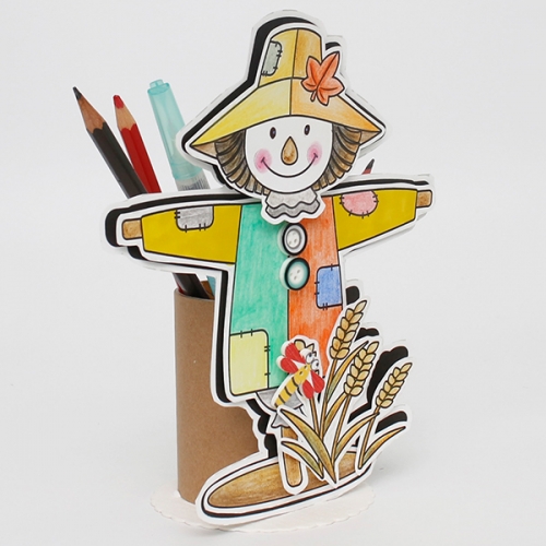 허수아비 연필꽂이