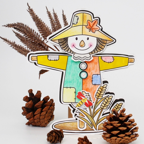 허수아비 연필꽂이