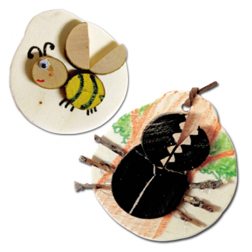 천연 나무조각 반원_소