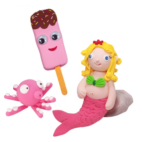 이지 클레이 600g_분홍