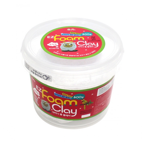 이지 폼클레이 600g_흰색