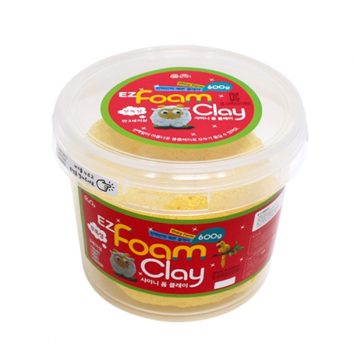 이지 폼클레이 600g_노랑