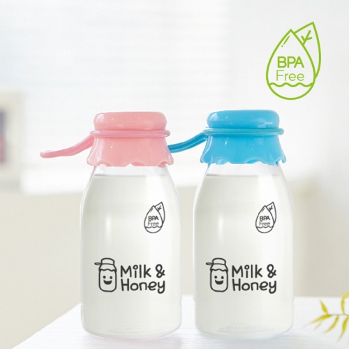 어린이날 덤핑 특가] NO환경호르몬-밀크보틀(핑크/파랑)350ml