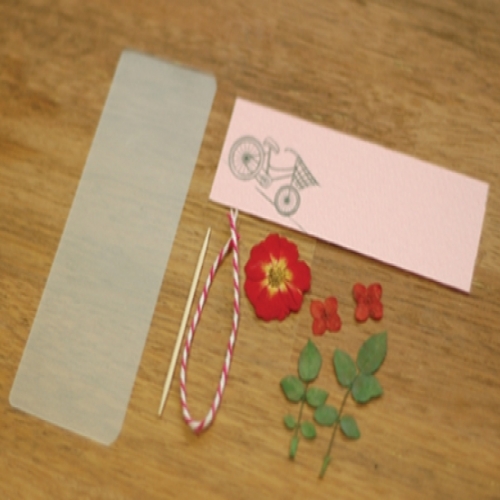 꽃보듬(압화) 책갈피 만들기 kit