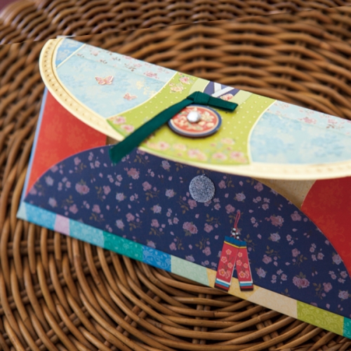 깨끼치마저고리 전통 한복 용돈봉투 FB220-4