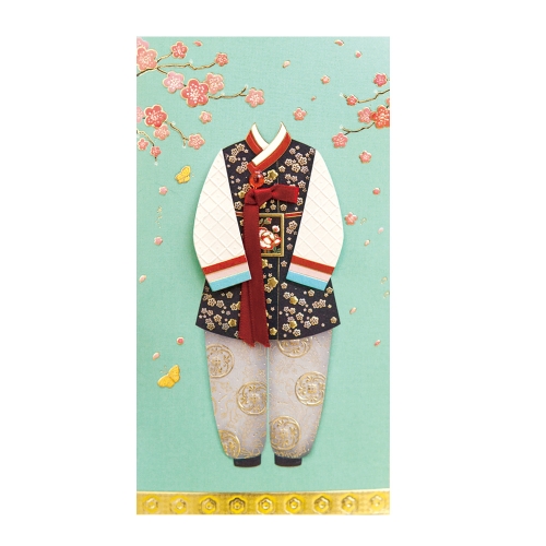 속보이는 자수한복 봉투 FB308-456(3종 한세트)