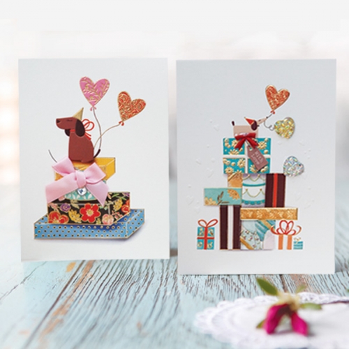 강아지.고양이 카드세트 FT1034 (6종세트)