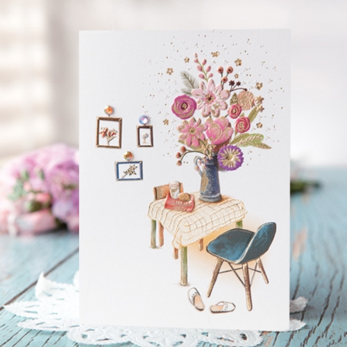 화병 속 꽃 카드 FT1036-3