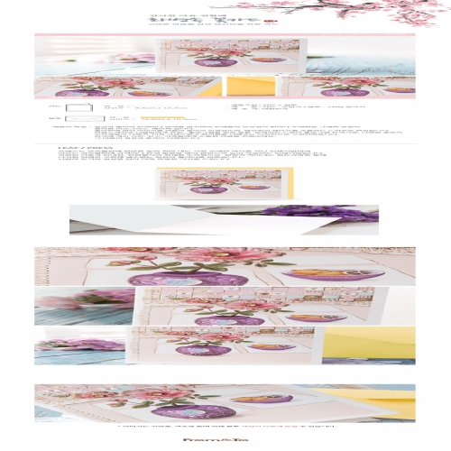 화병속 꽃 카드 FT1036-6