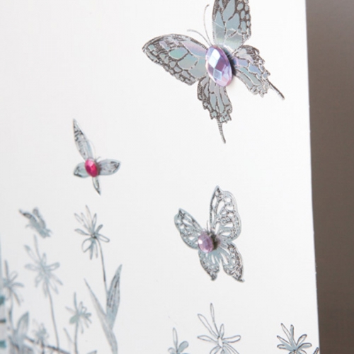 나비 꽃 카드 FT1037-4