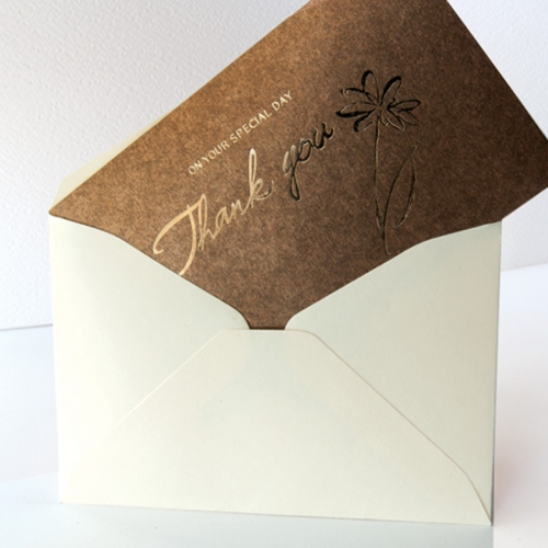 브론즈 감사 캘리 카드 FT1041-1