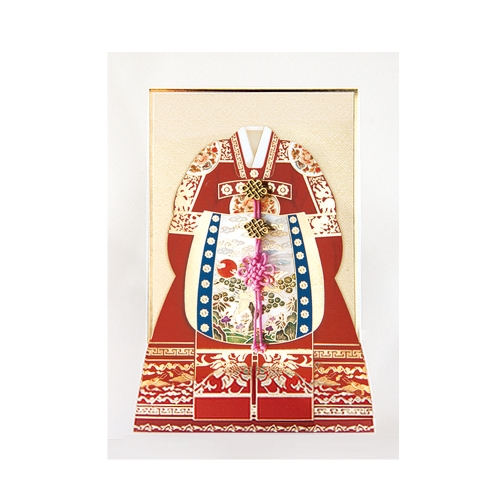 비단 한복 전통카드 FT216 set (6종)