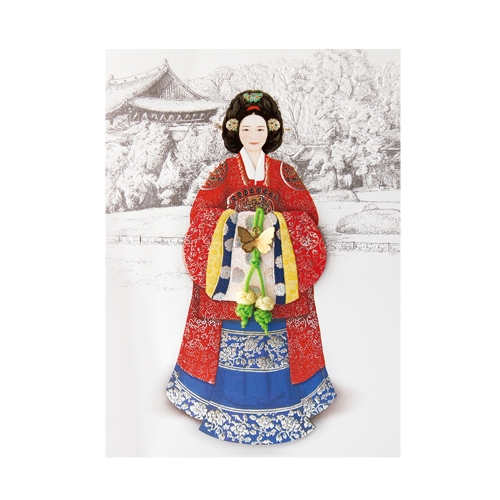 혼례복 전통카드 FT221-13(2종)