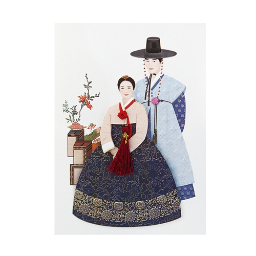 천재일우 한복카드세트 FT224 (6종 한세트)