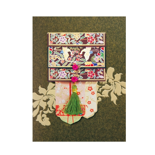 꽃자수 카드 FT3005 (6종 한세트)