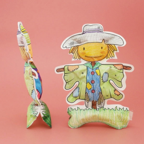 그리기 풍선 허수아비