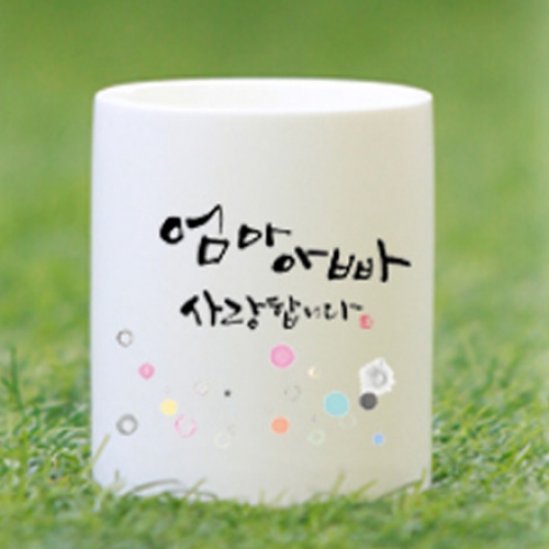 캘리화분_HE07_엄마아빠사랑해요&스칸디나비아모스 키우기