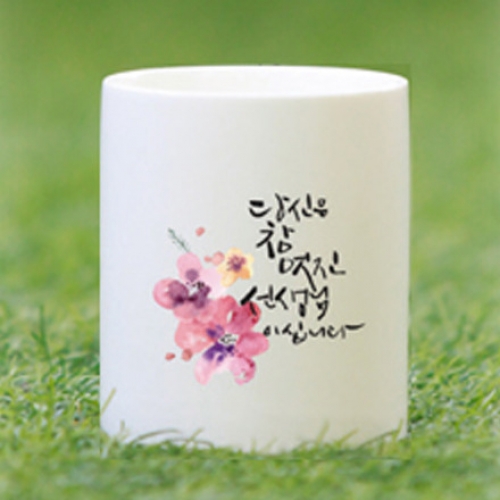 캘리화분_HE_06_당신은 참 멋진 선생님&스칸디나비아모스 키우기