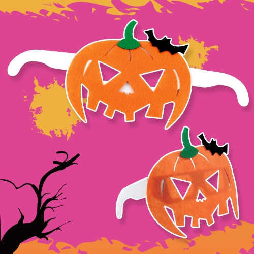 메이크문구 DIY619 할로윈가면만들기 호박