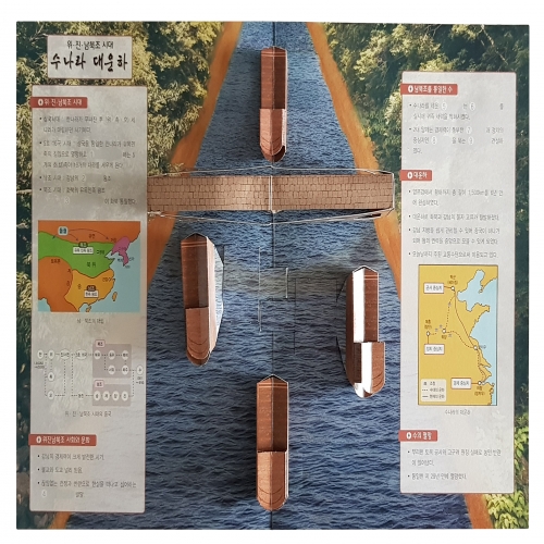 팝업북 만들기 - 중국 [수나라 대운하]