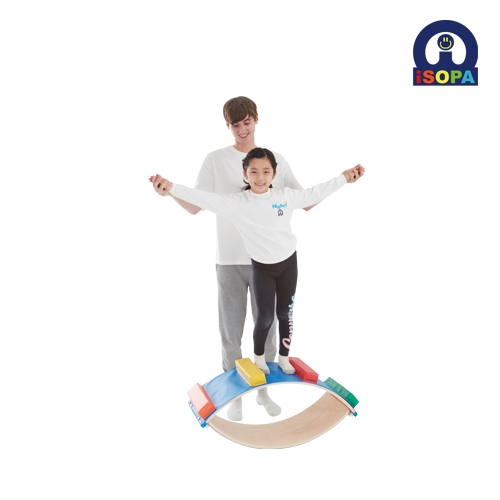 아이소파 유아체육교구 무지개밸런스 라운드 2개세트