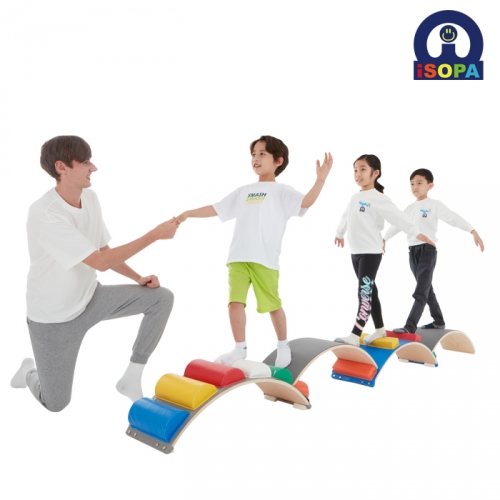 아이소파 유아체육교구 무지개밸런스 스퀘어 2개세트