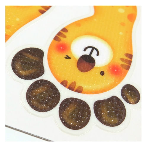 스티커몰 발바닥(5쌍) 동물1사자 F-159