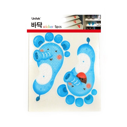 스티커몰 발바닥(5쌍) 동물1코끼리 F-161