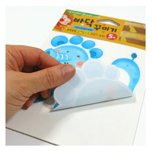 스티커몰 발바닥(5쌍) 동물1코끼리 F-161