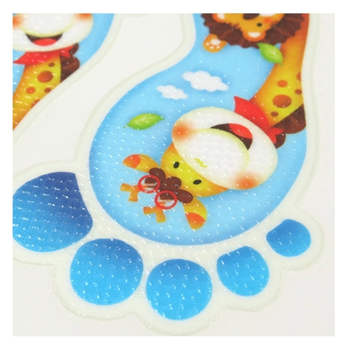 스티커몰 발바닥(5쌍) 짝꿍기린 F-166